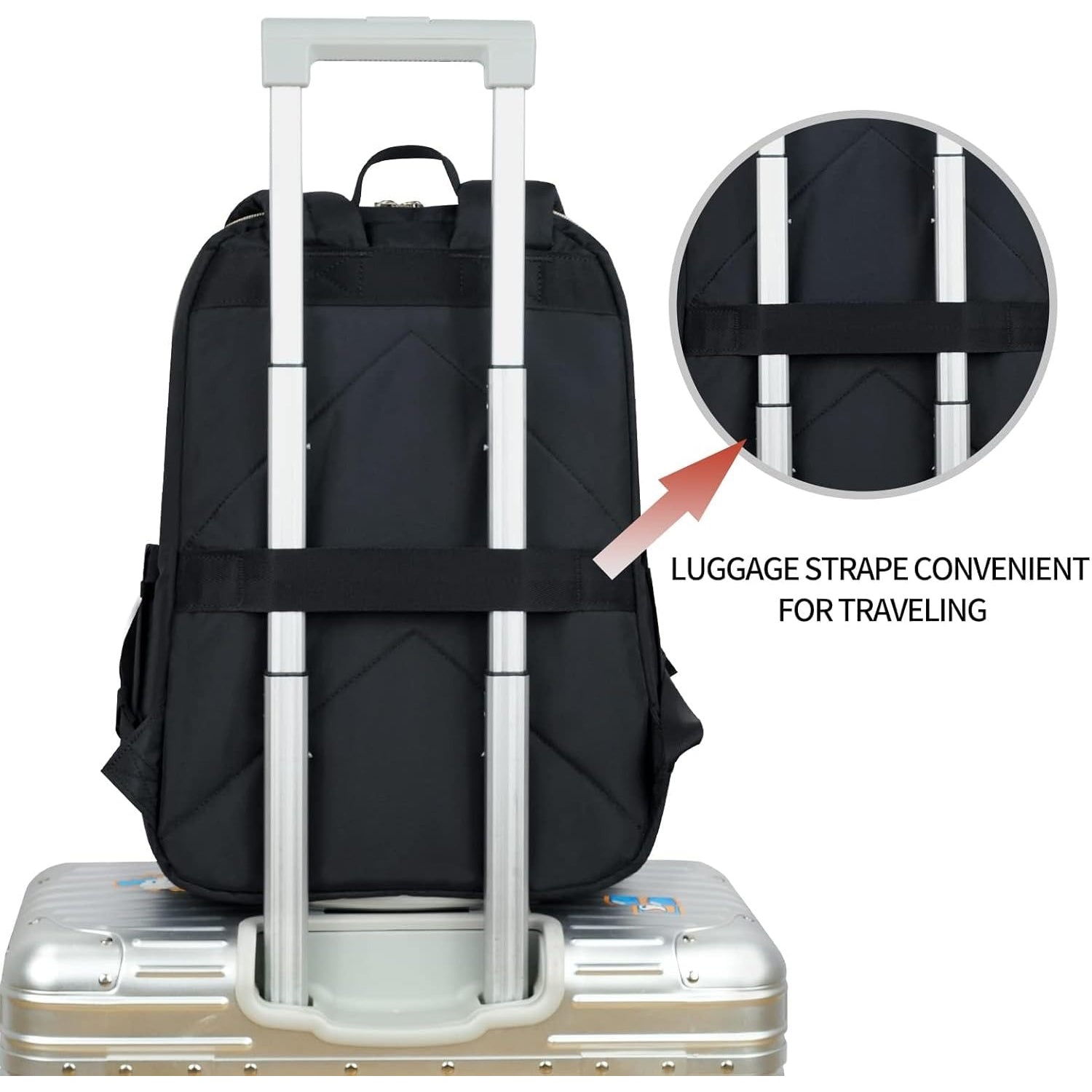 KROSER 15.6 Inch Lightweight USB Laptop Backpack