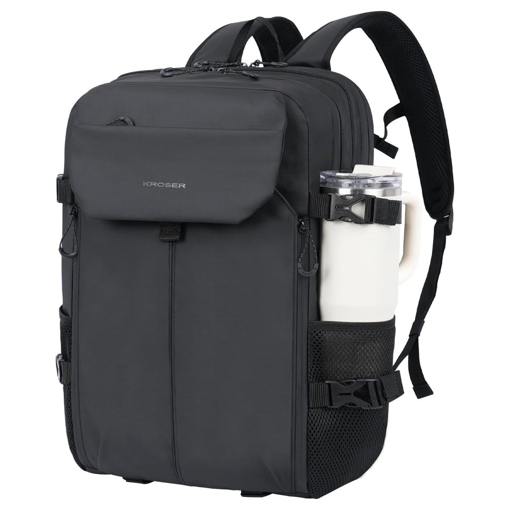 KROSER 17.3 Inch Carry On Travel Laptop Backpack, Flight Approved Computer Bag
