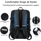 KROSER 17.3 Inch Carry On Travel Laptop Backpack, Flight Approved Computer Bag