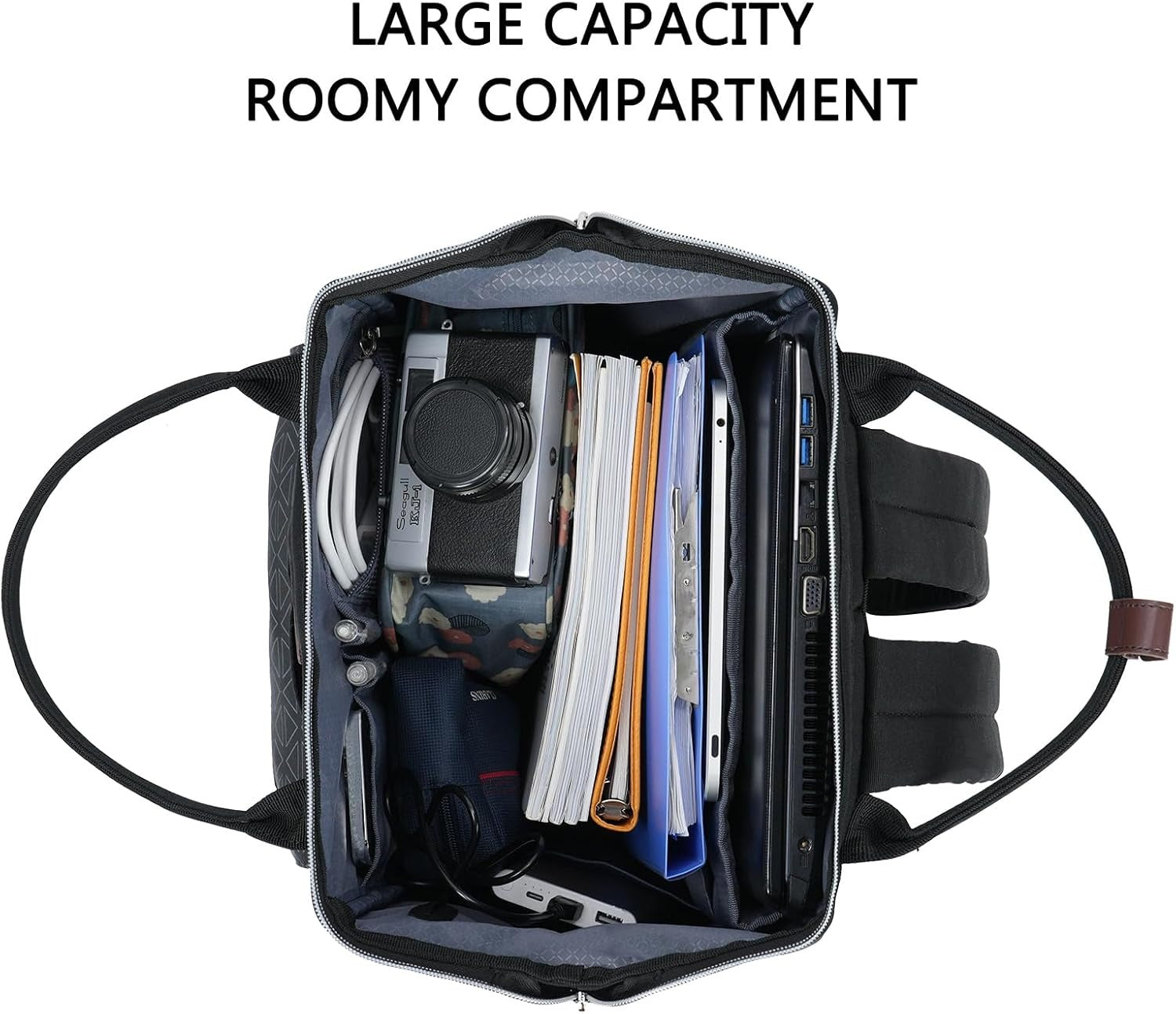 KROSER 15.6" Lightweight Laptop Backpack with USB
