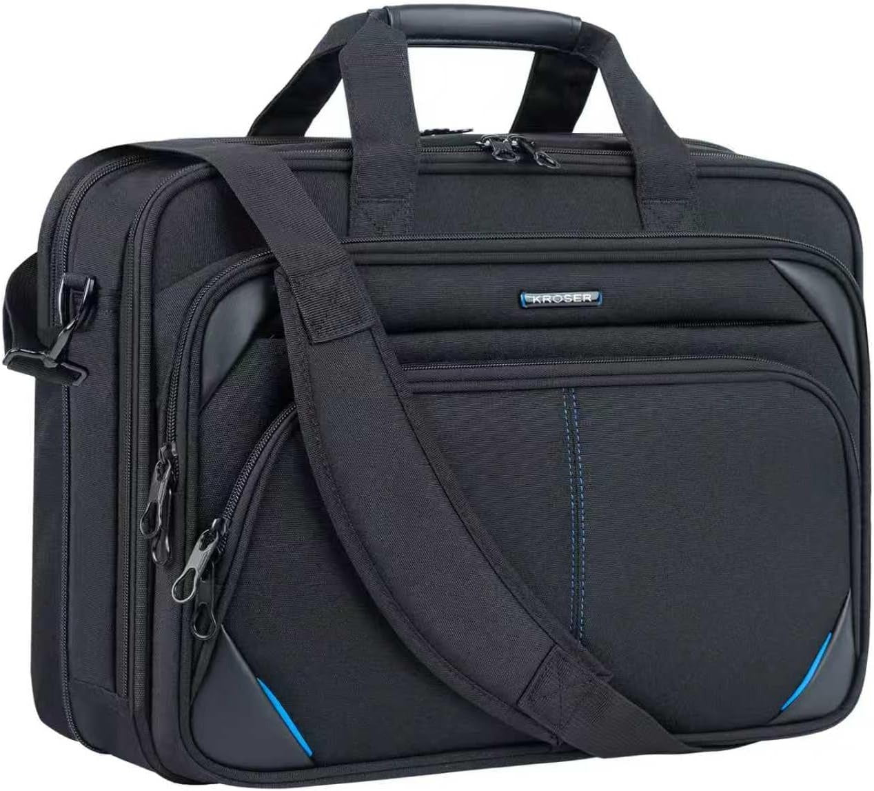KROSER 15.6" Laptop Messenger Bag with RFID