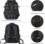 KROSER 17.3" Hard Shell Travel Laptop Backpack with RFID