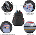 KROSER 17.3" Hard Shell Travel Laptop Backpack with RFID