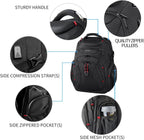 KROSER 17.3" Hard Shell Travel Laptop Backpack with RFID