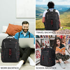 KROSER 18.4" XXXL Travel Laptop Backpack with USB