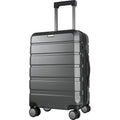 KROSER Steel Grey 20 Inch Expandable Carry-On Luggage