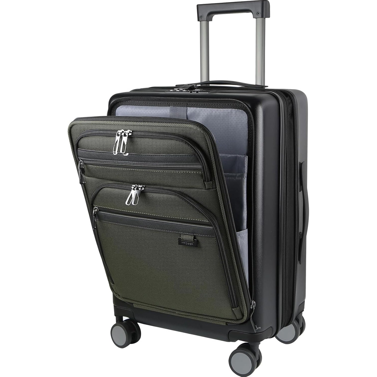 KROSER 20 Inch Front Pocket Carry-On with TSA Lock