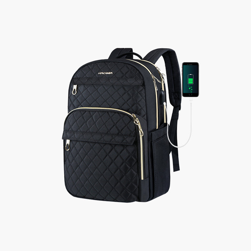 KROSER 15.6" Laptop Backpack with USB Port