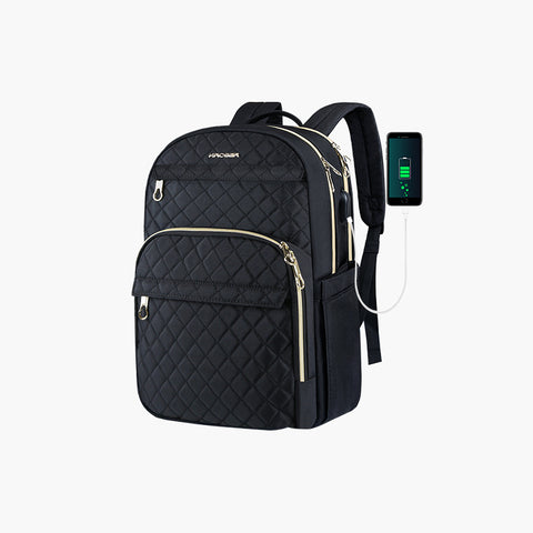 KROSER Laptop Bag Backpack, 15.6" Laptop Backpacks, Nylon