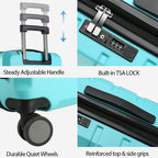 KROSER 20" Hardside Expandable Carry-On Luggage with TSA Lock