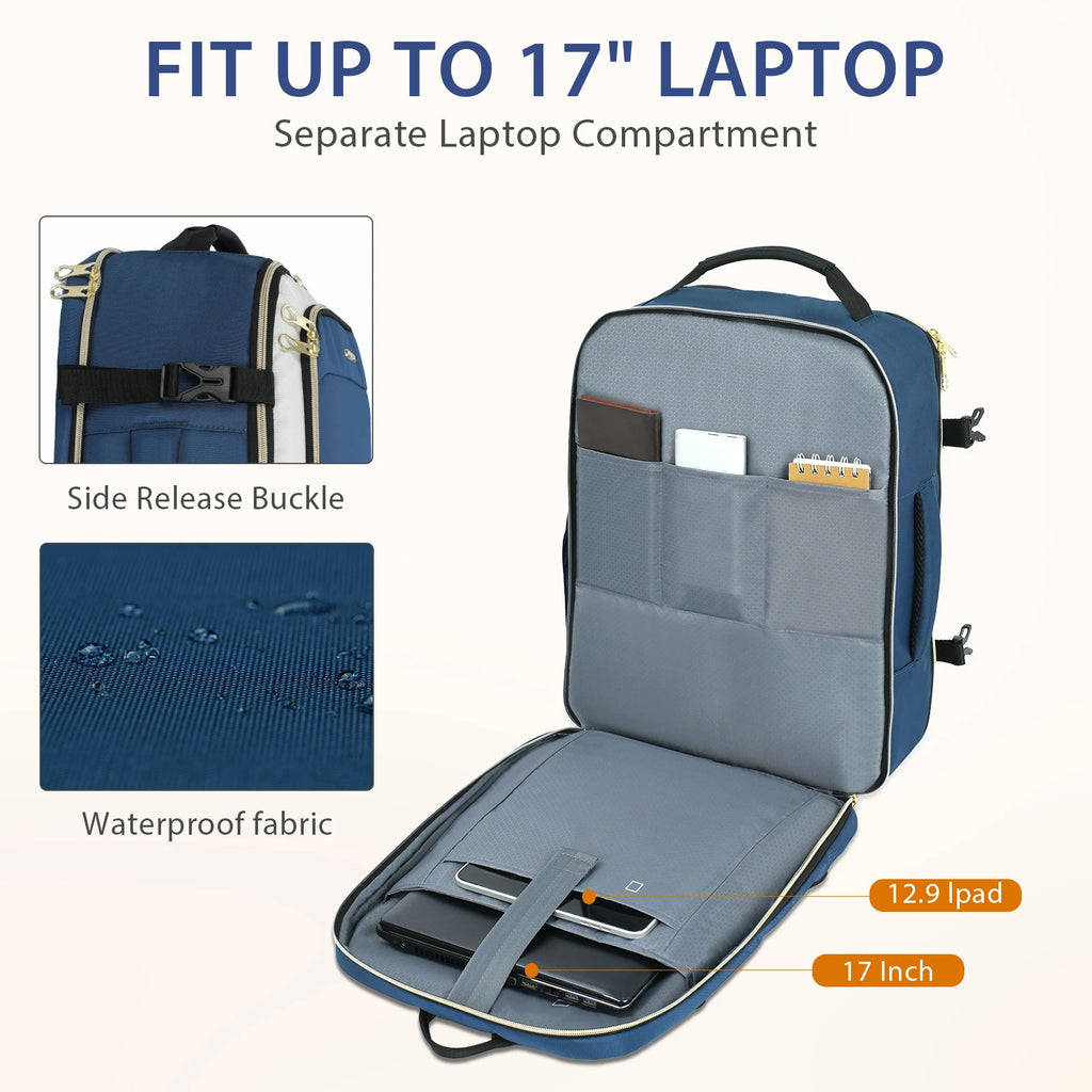 KROSER Work & College Laptop Backpack 17.3" Travel Backpack