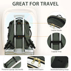 KROSER Travel Laptop Backpack 17.3" Carry-On Backpack for Weekend Trips