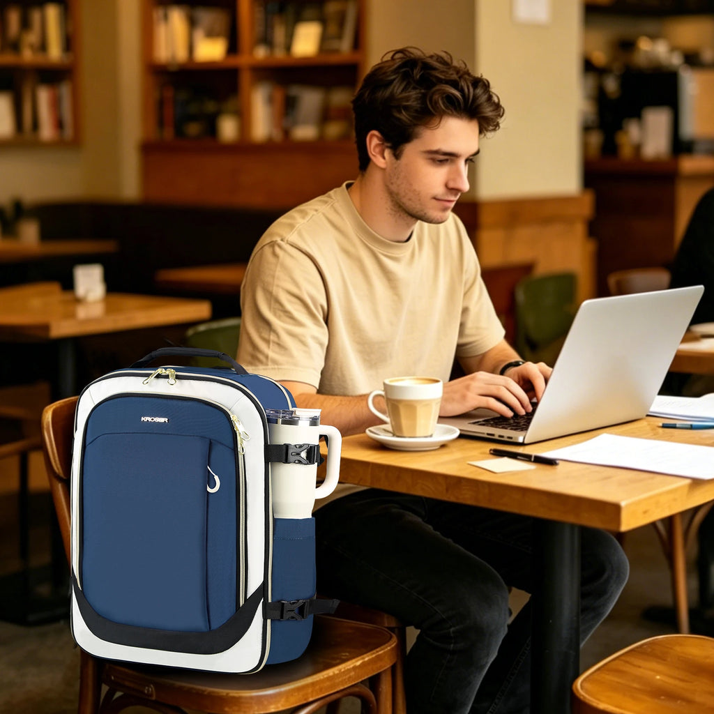 KROSER Work & College Laptop Backpack 17.3" Travel Backpack