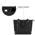 KROSER-KROSER 15.6" Quilted Laptop Tote Bag with USB Port-2