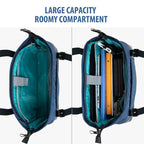 KROSER-KROSER 15.6" Quilted Laptop Tote Bag with USB Port-24