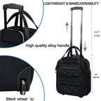 KROSER 16 Inch Underseat Carry-On Suitcase with Laptop CompartmentK7651NX-Red-USRedUS