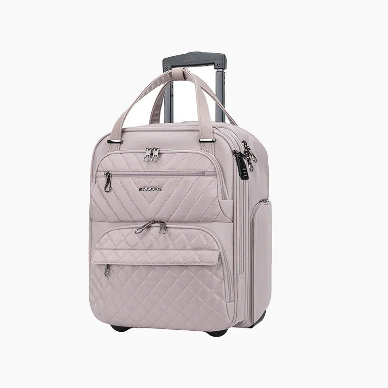 KROSER 16" Underseat Carry-On Suitcase with Laptop Compartment - KROSER