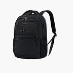 KROSER 17 Inch Quilted RFID Laptop Backpack with USBXYK939HF-BLK-USBLACKUSA