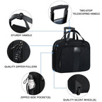 KROSER 17.3 Inch Quilted Rolling Laptop Bag with RFIDLGX-720HF-USUS