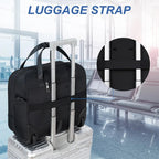 KROSER 17.3 Inch Quilted Rolling Laptop Bag with RFIDLGX-720HF-USUS