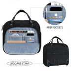 KROSER 17.3 Inch Quilted Rolling Laptop Bag with RFIDLGX-720HF-USUS