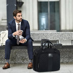 KROSER 17.3 Inch Quilted Rolling Laptop Bag with RFIDLGX-720HF-USUS