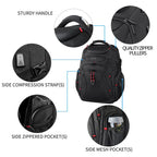 KROSER 17.3" Hard Shell Travel Laptop Backpack with RFIDXXK989-USUS