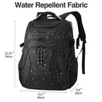 KROSER-KROSER 18.4" Travel Laptop Backpack with Hard Shell & RFID-2