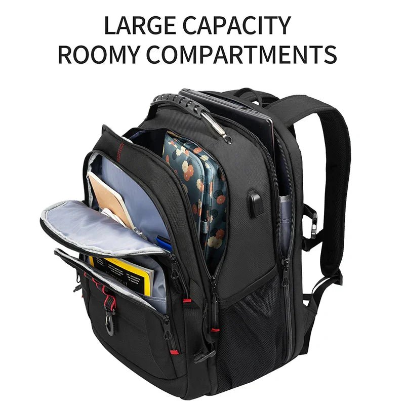 KROSER 18.4" Travel Laptop Backpack with USB & RFID - KROSER