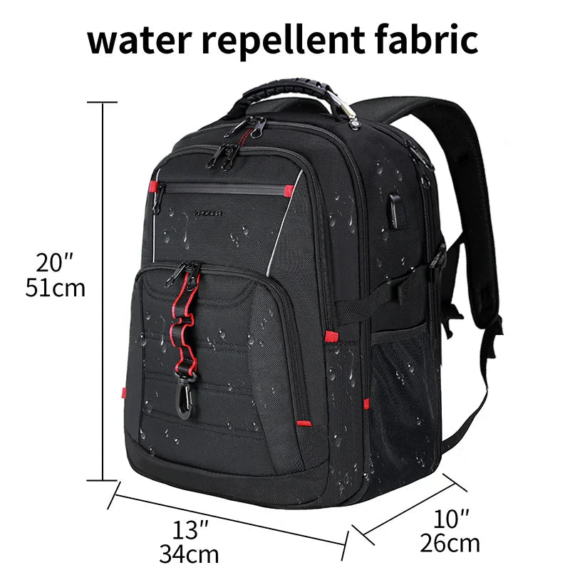 KROSER 18.4" Travel Laptop Backpack with USB & RFID - KROSER