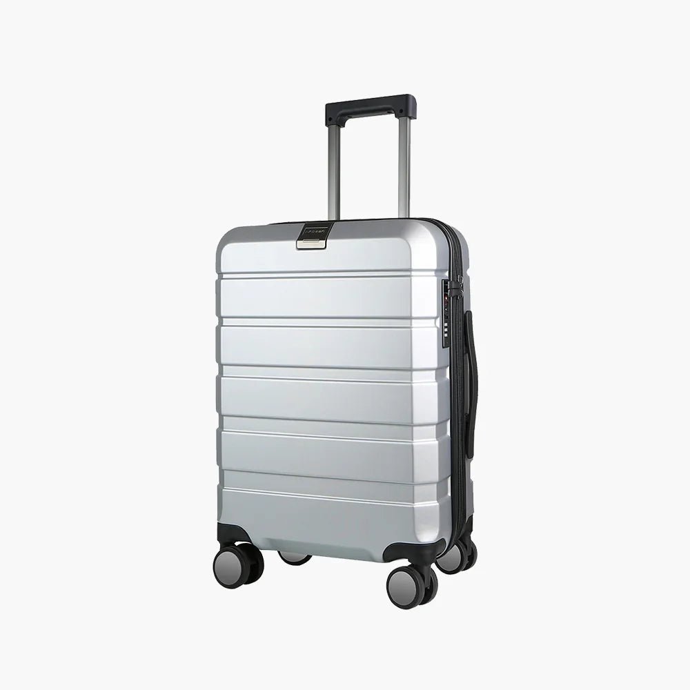 KROSER Silver Grey 20 Inch Expandable Carry-On Luggage with TSA LockYX001S-SILVER-USUS
