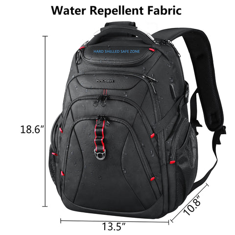 KROSER™ Travel Backpack 17.3 Inch Large Business Laptop Backpack.