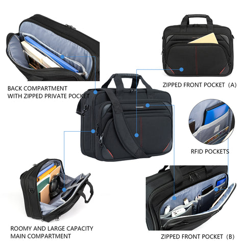 KROSER™ 17.3 Inch Business Computer bag