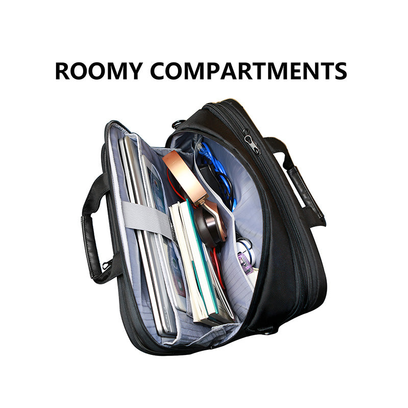 KROSER 18" Expandable Laptop Briefcase