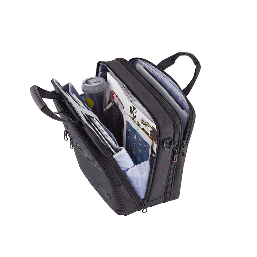 KROSER 17.3" Expandable Laptop Briefcase with RFID