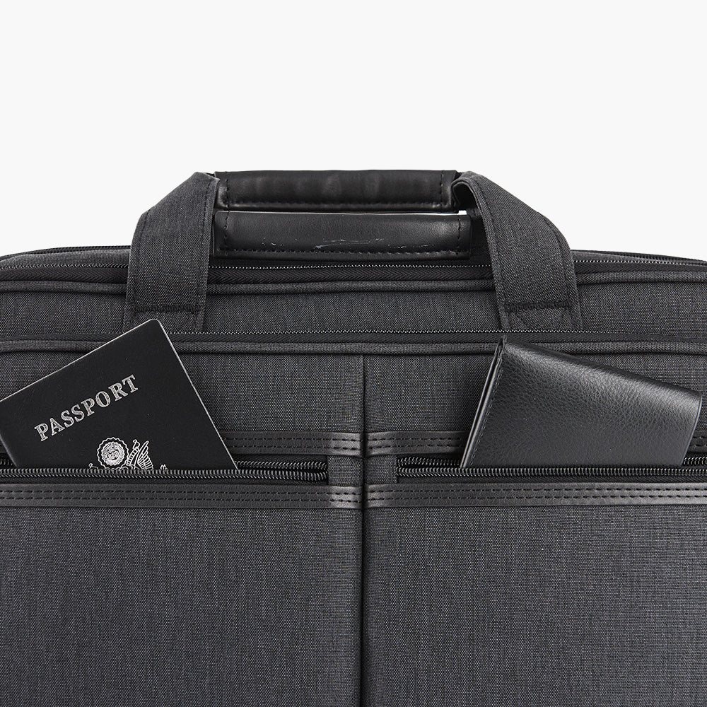 KROSER 17.3" Expandable Laptop Briefcase with RFID