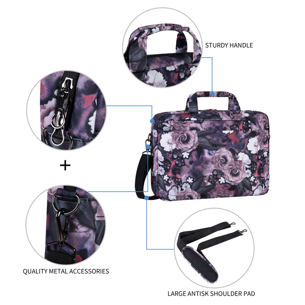 KROSER 15.6" Laptop Shoulder Messenger Bag