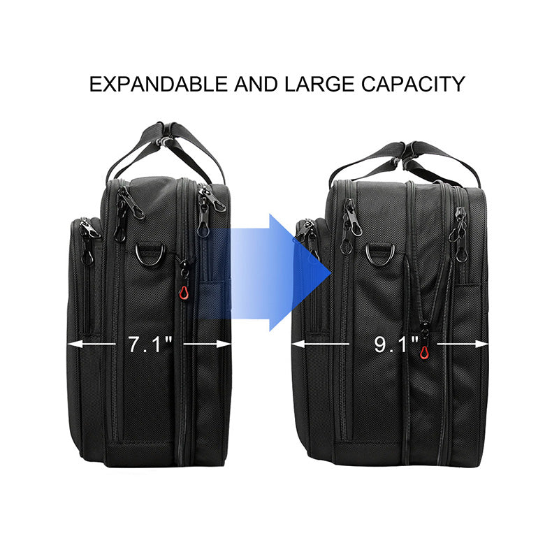 KROSER 18" Expandable Laptop Briefcase