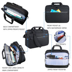 KROSER 17.3" Expandable Laptop Briefcase with RFID