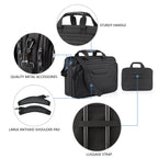 KROSER 17.3" Expandable Laptop Briefcase