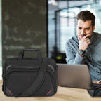 KROSER Expandable Laptop Briefcase with RFID
