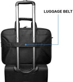 KROSER 17.3" Expandable Laptop Briefcase with RFID