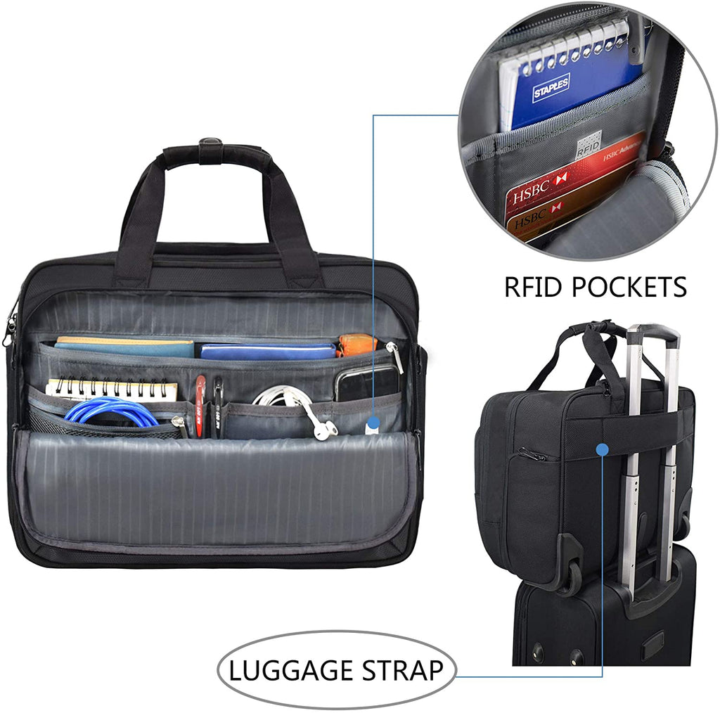 KROSER 17.3" Rolling Laptop Bag