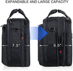 KROSER 17.3" Expandable Laptop Briefcase with RFID