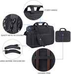 KROSER 17.3" Expandable Laptop Briefcase with RFID