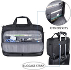 KROSER 17.3" Rolling Business Briefcase