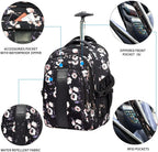 KROSER 17" Rolling Laptop Backpack