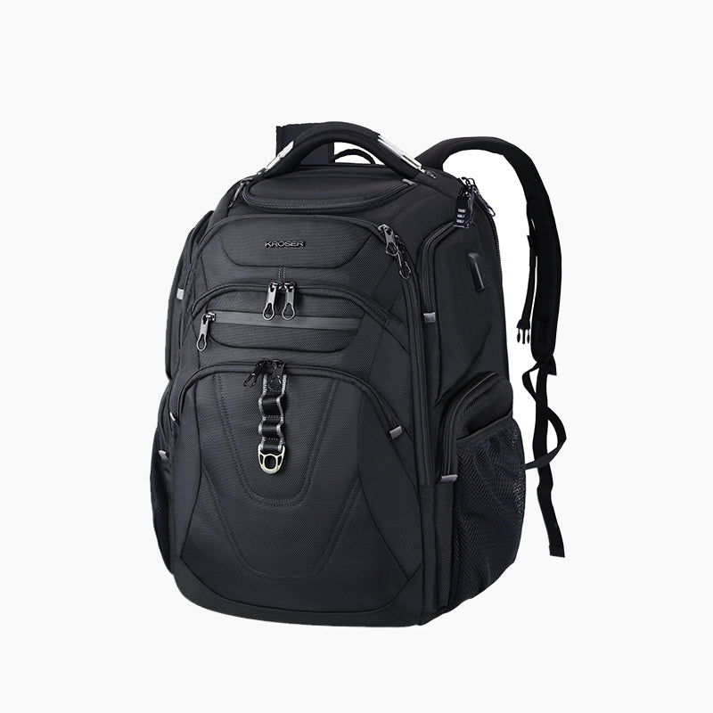 KROSER™ 18.4 Inch Business Travel Backpack-Black