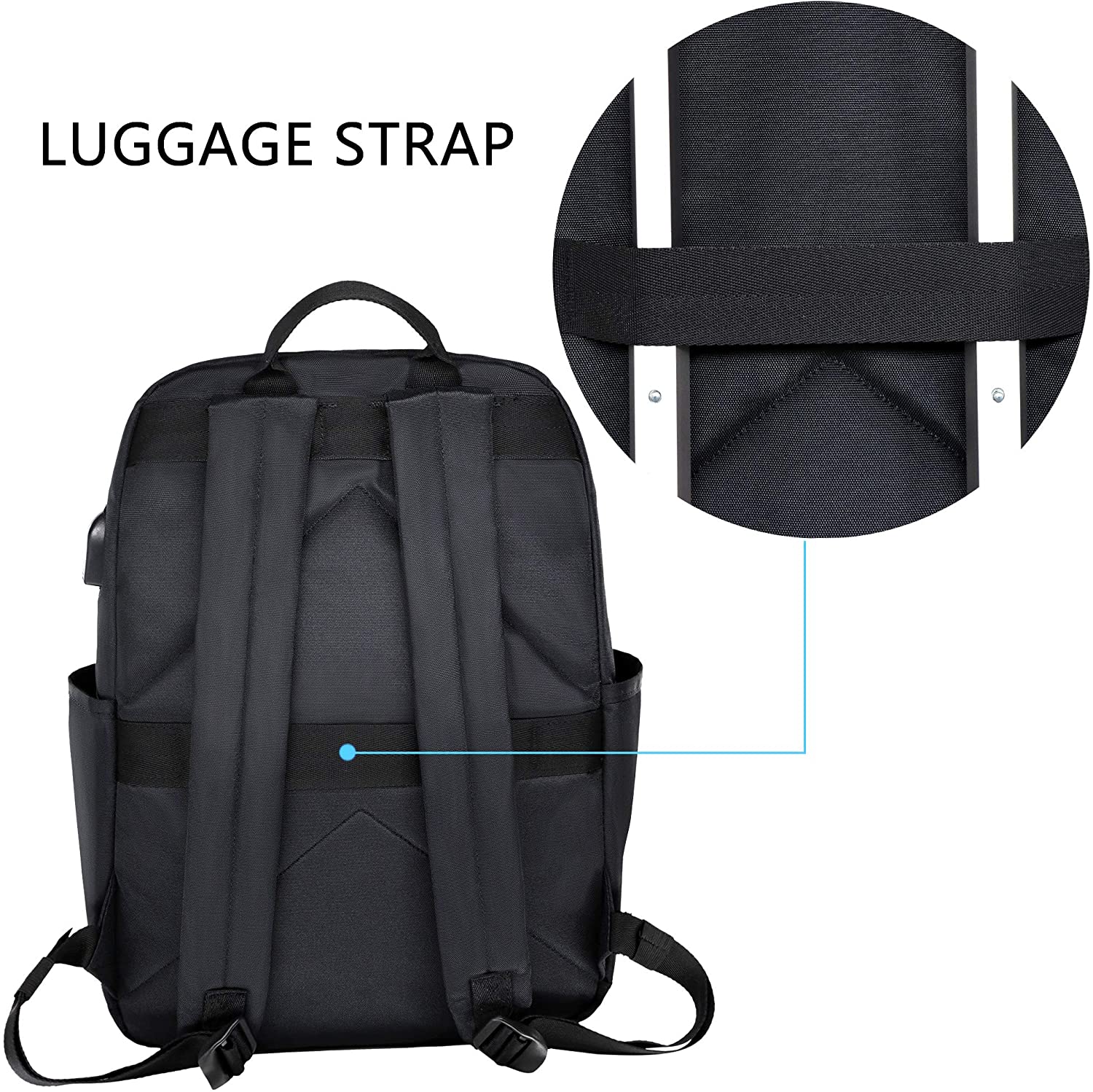 KROSER 15.6" Nylon Laptop Backpack