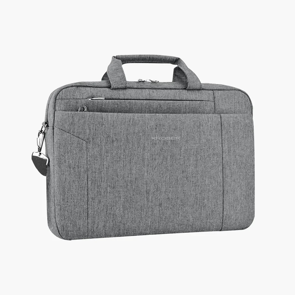 KROSER 15.6" TSA-Friendly Laptop Briefcase for WorkTAM-2801D-LightGrey-USLightGreyUS
